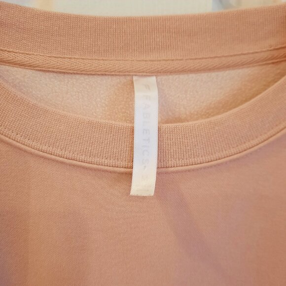 Fabletics Classic Workout Sweatshirt in Blush, Size M - Picture 2 of 4